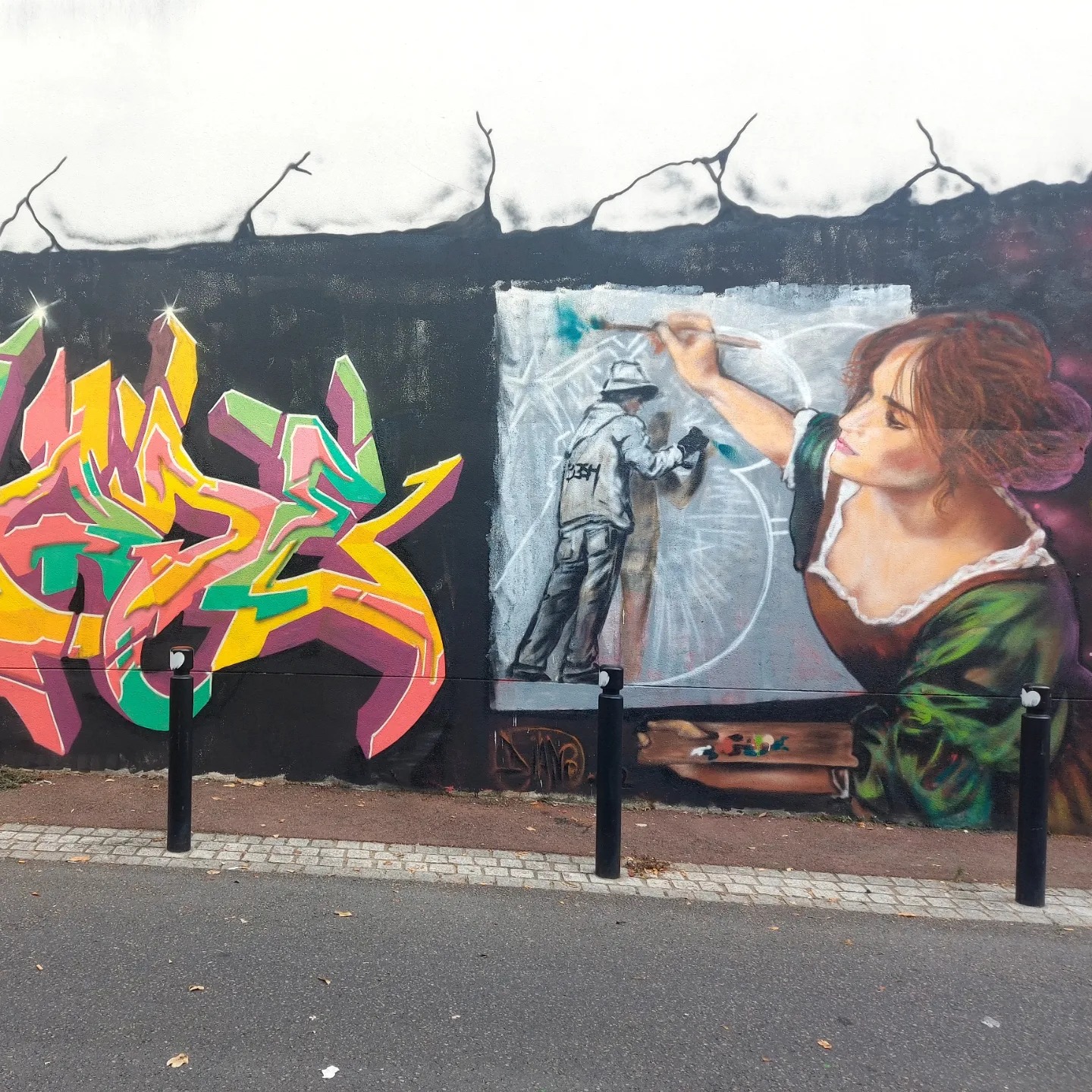 Fresque urbaine — L'atelier